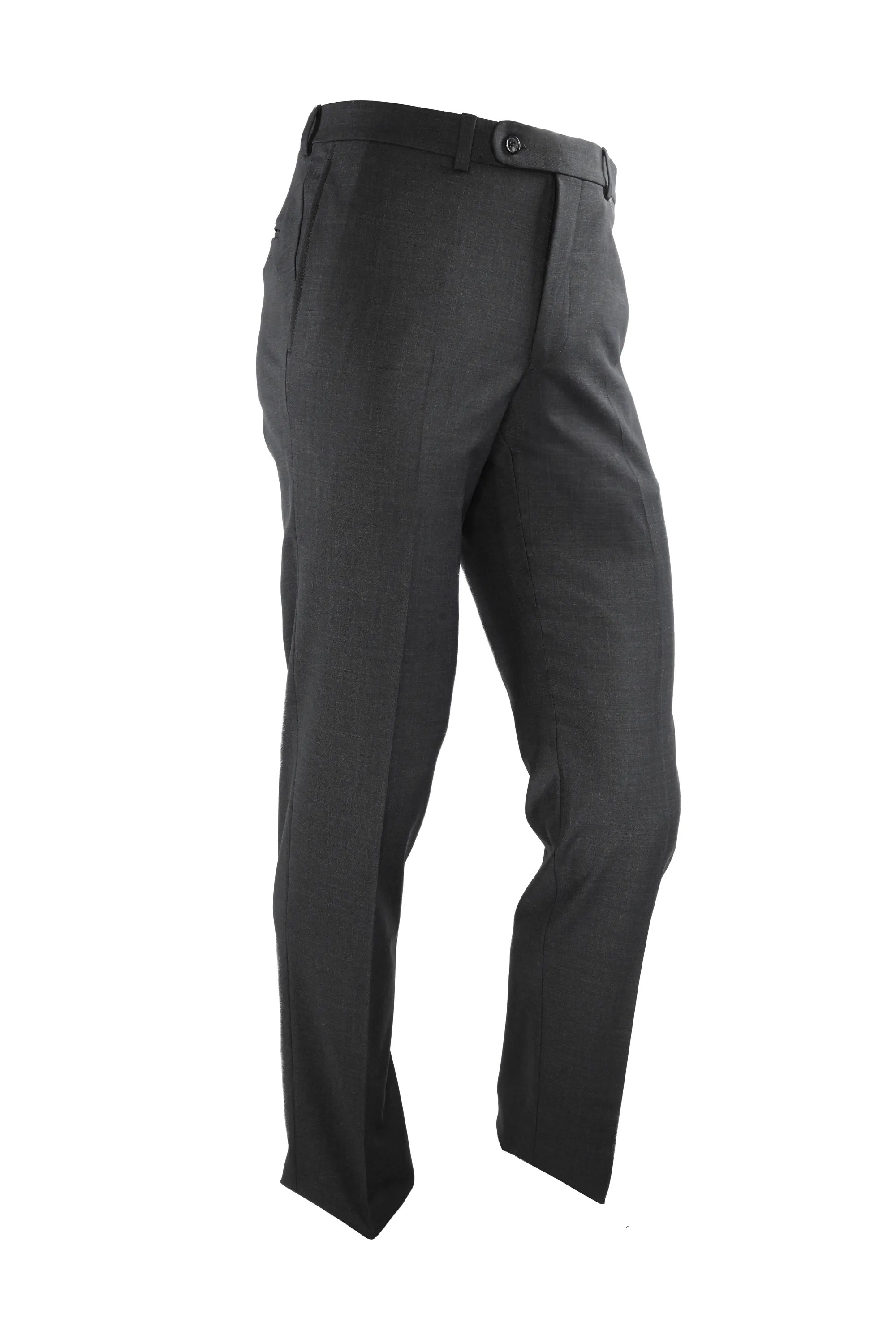 Riviera Traveler Flat Front Dress Pants Gray