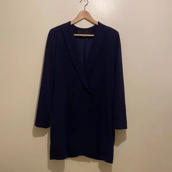 RODEBJER VIRA NAVY OVERSIZED BLAZER / COAT / DRESS . Size M