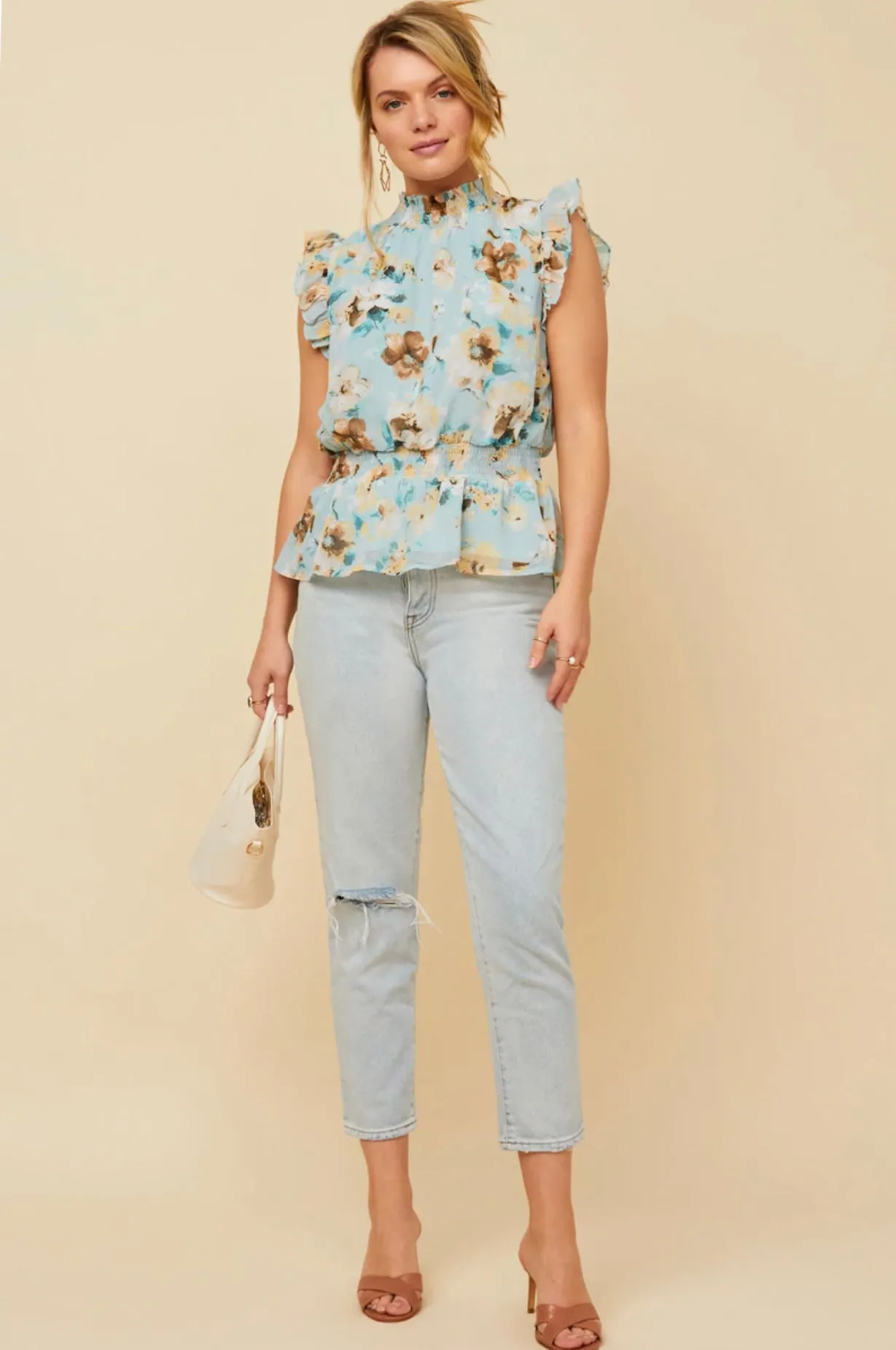 Romantic Floral Top