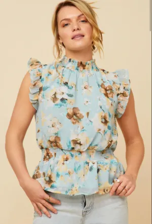 Romantic Floral Top