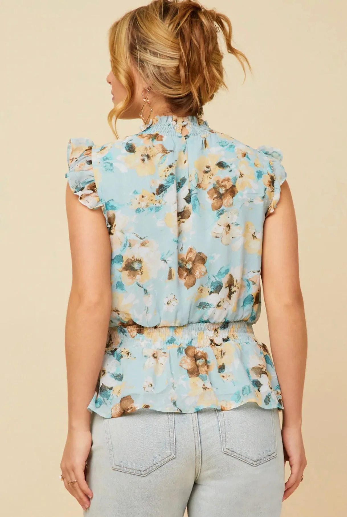 Romantic Floral Top