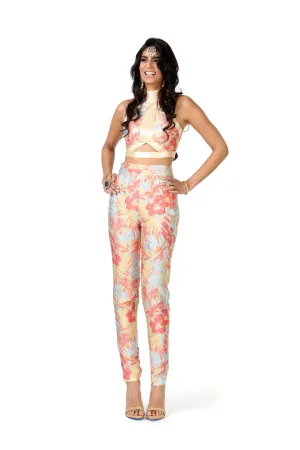 ROOP Floral Palm Pant