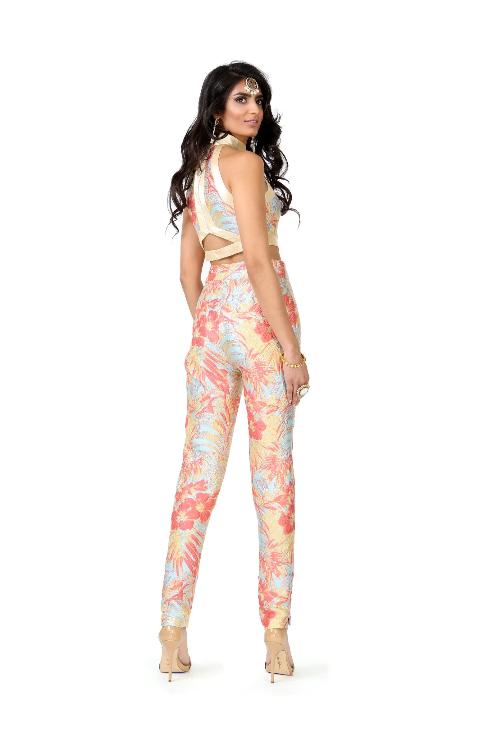 ROOP Floral Palm Pant