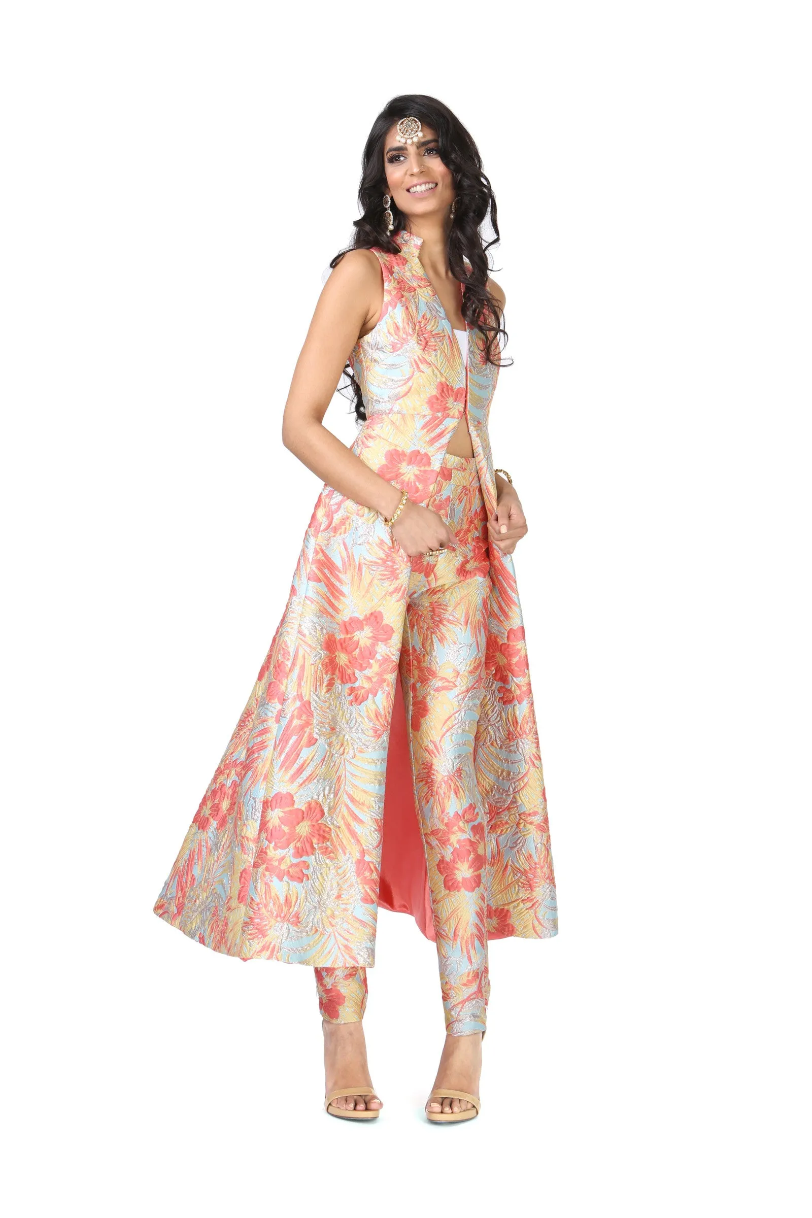 ROOP Floral Palm Pant