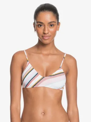 Roxy Womens Printed Beach Classics Bralette Bikini Top