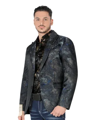 Saco de Vestir Estampado para Hombre 'Lamasini' - ID: 35209
