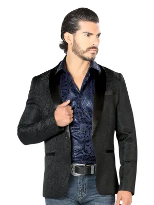 Saco de Vestir Floral Jacquard para Hombre 'Lamasini' - ID: 35203