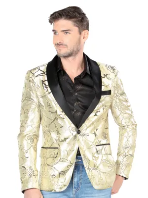 Saco de Vestir Jacquard para Hombre 'Lamasini' - ID: 35201