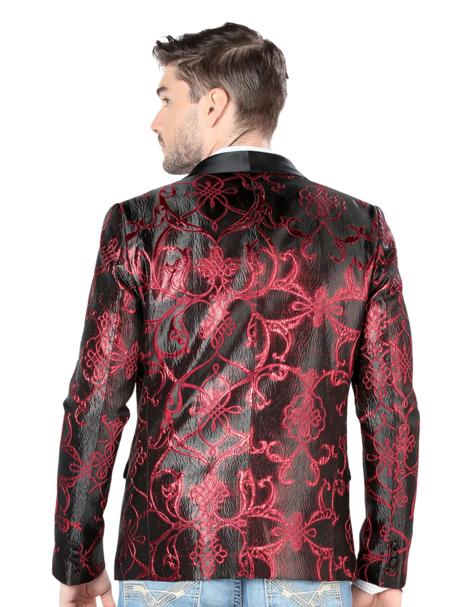 Saco de Vestir Jacquard para Hombre 'Lamasini' - ID: 35201