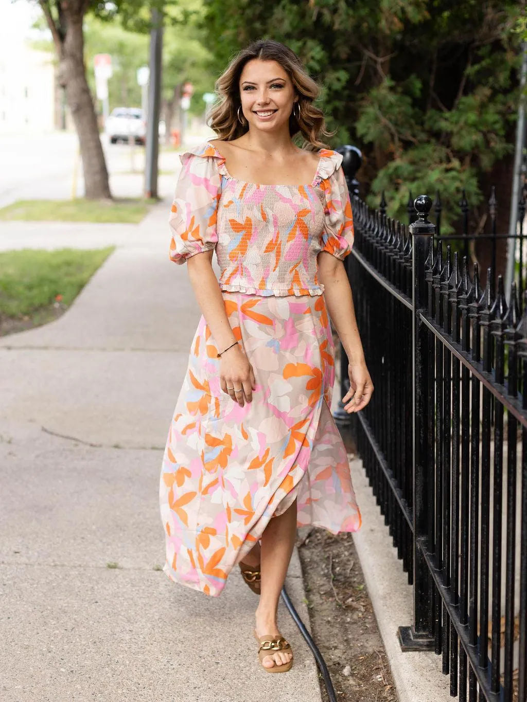 Saltwater Luxe Blooming Sunset Anna Top