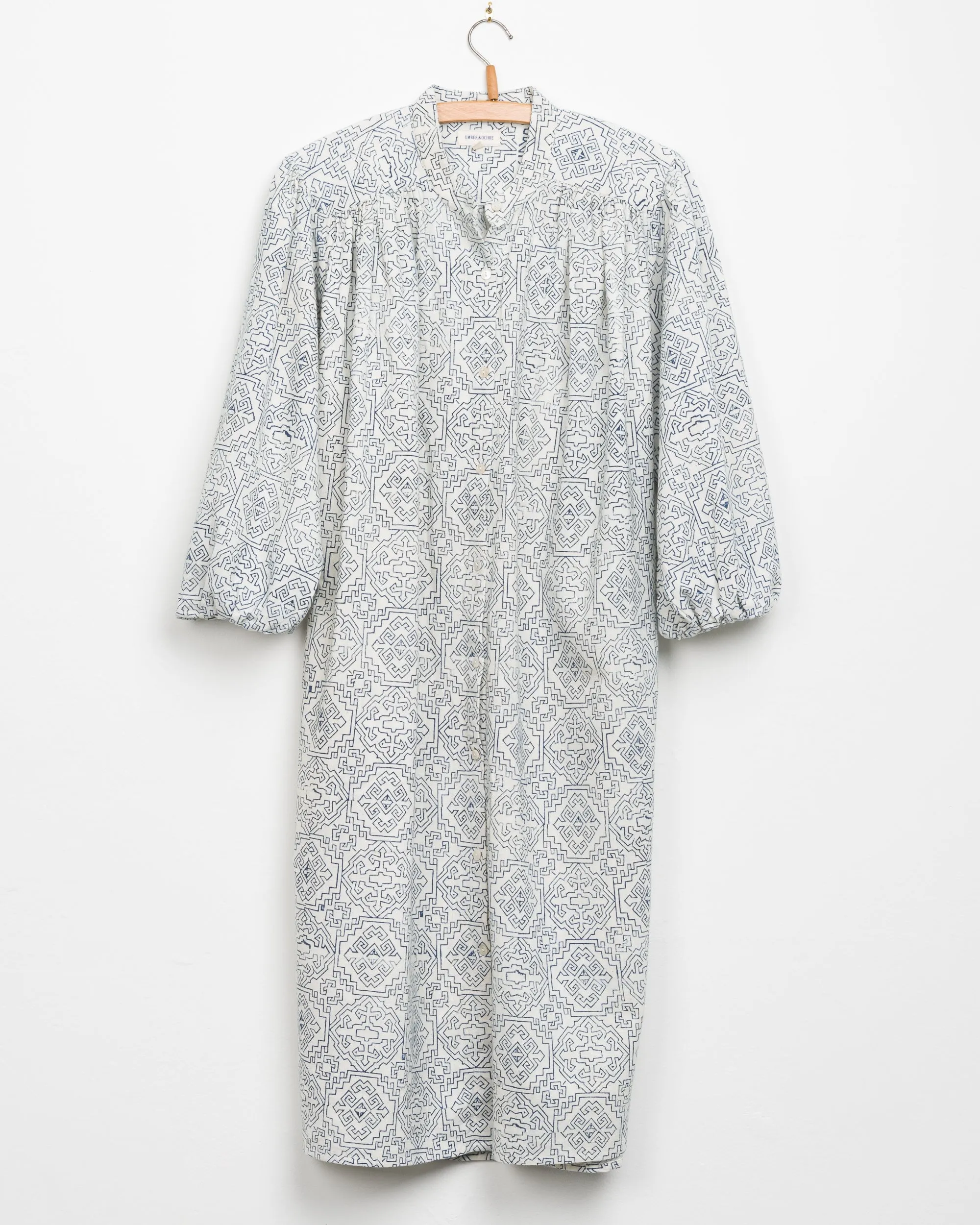 Samira Tunic in Natural Tile Block