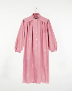 Samira Tunic Kora Dusty Rose with Embroidery