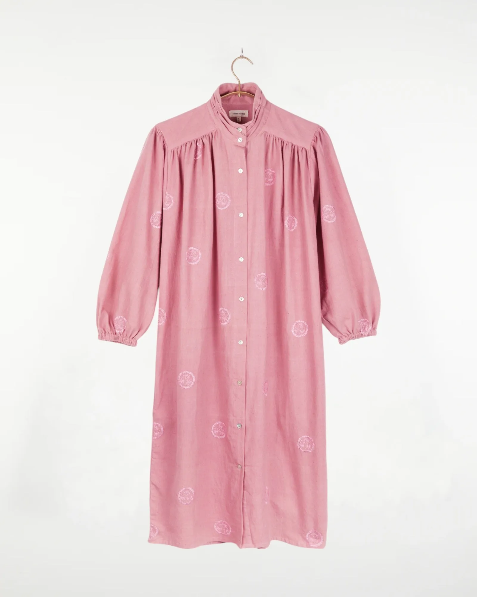 Samira Tunic Kora Dusty Rose with Embroidery