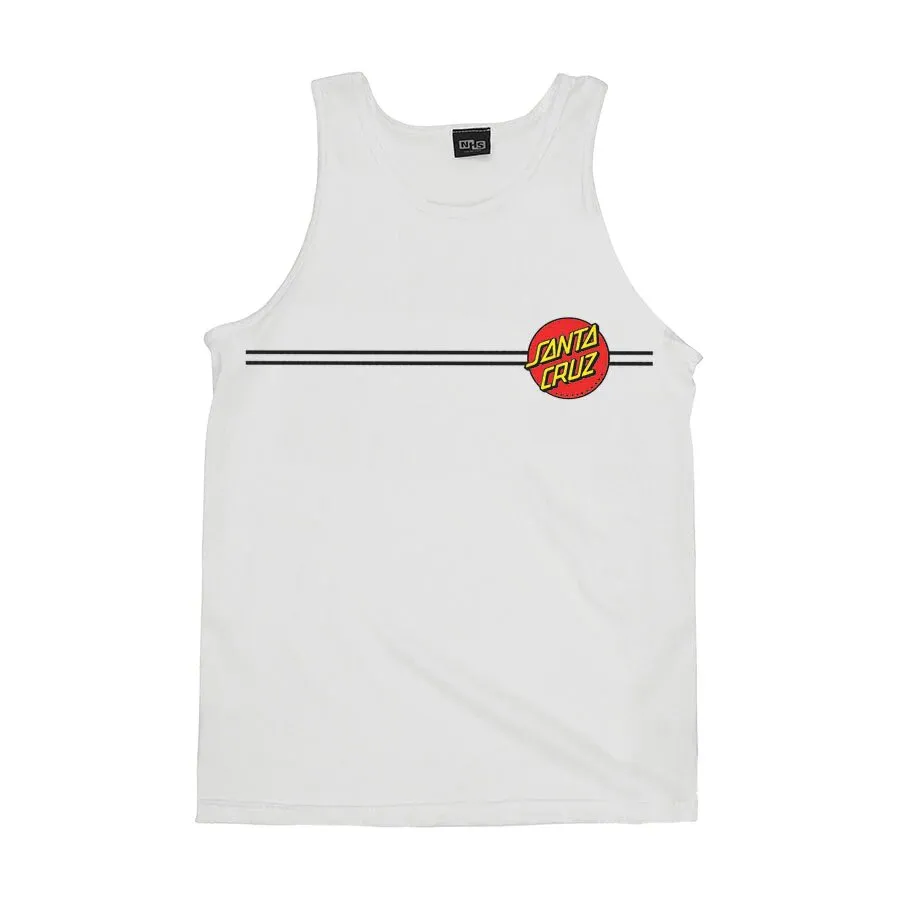 Santa Cruz Classic Dot Tank Top White