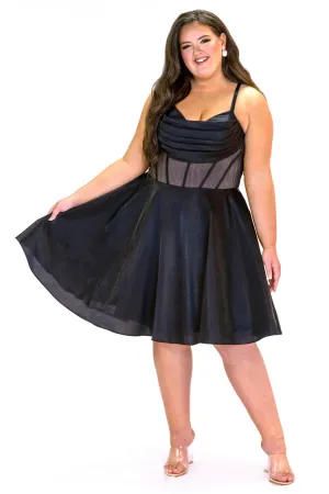 Satin Secret Party Dress <br> SC8139
