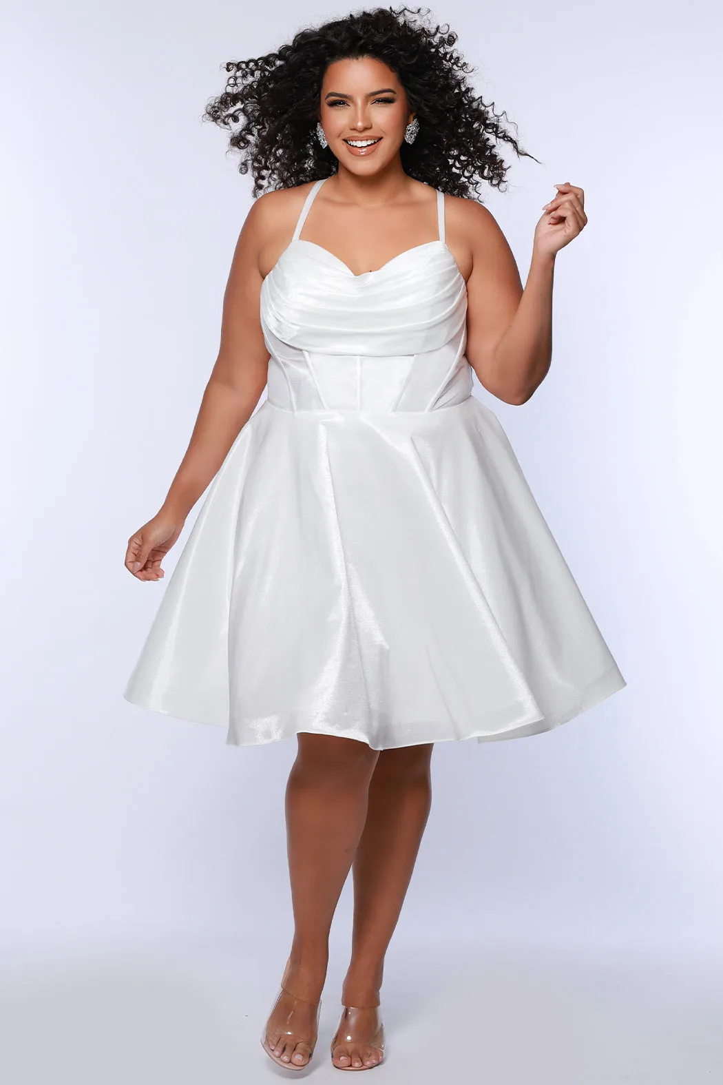 Satin Secret Party Dress <br> SC8139
