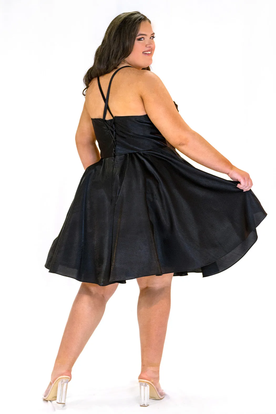 Satin Secret Party Dress <br> SC8139