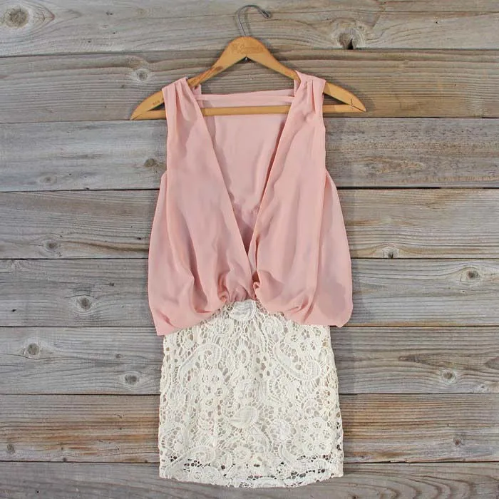 Sea Crystal Dress in Blush