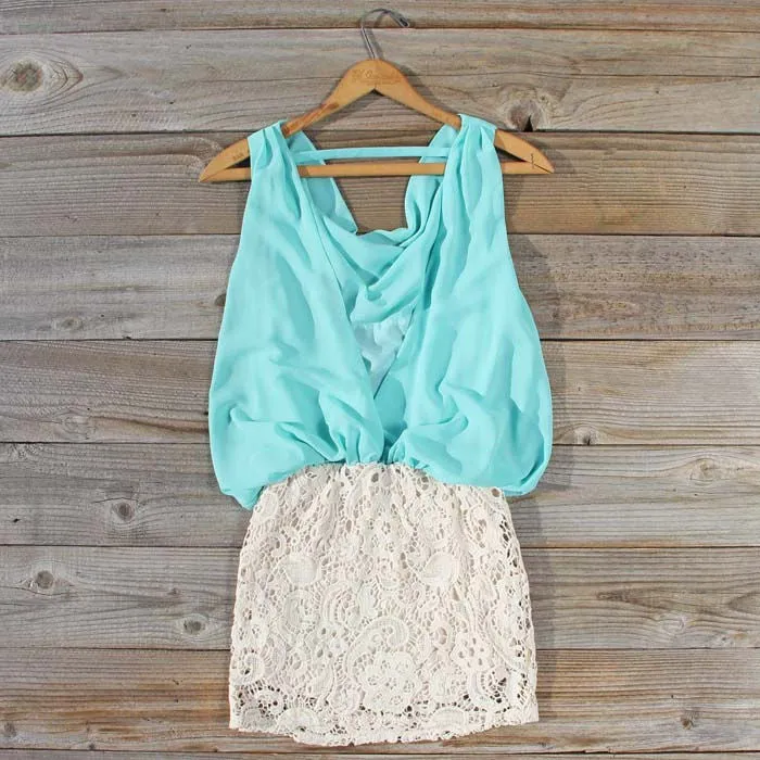 Sea Crystal Dress in Mint
