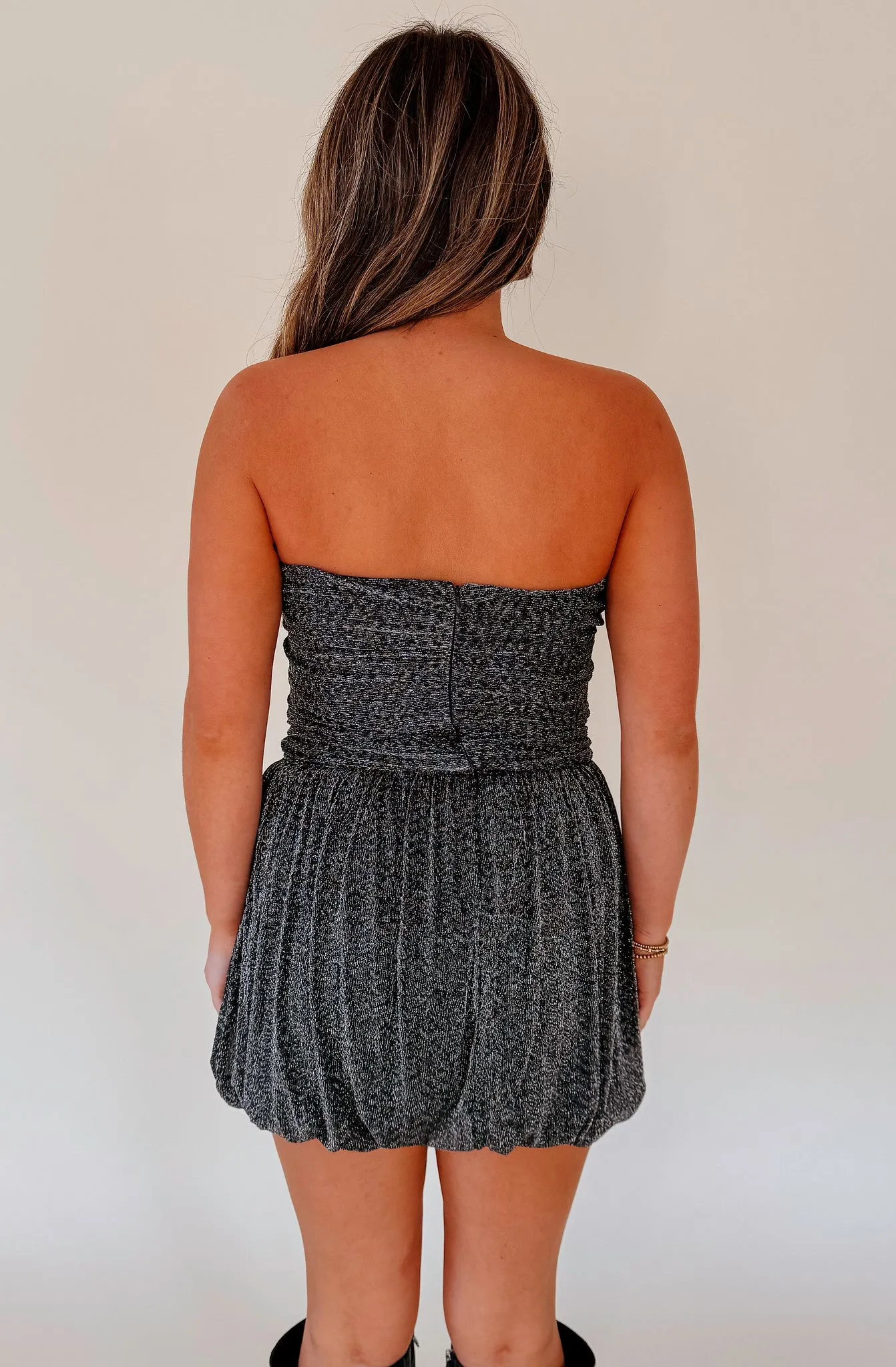 SHINING JUST FOR YOU TINSEL DRESS