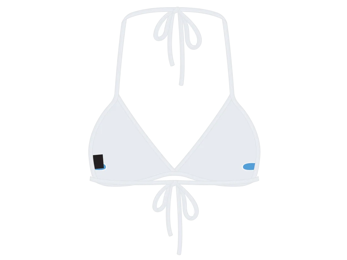 Shore Blue Bikini Top