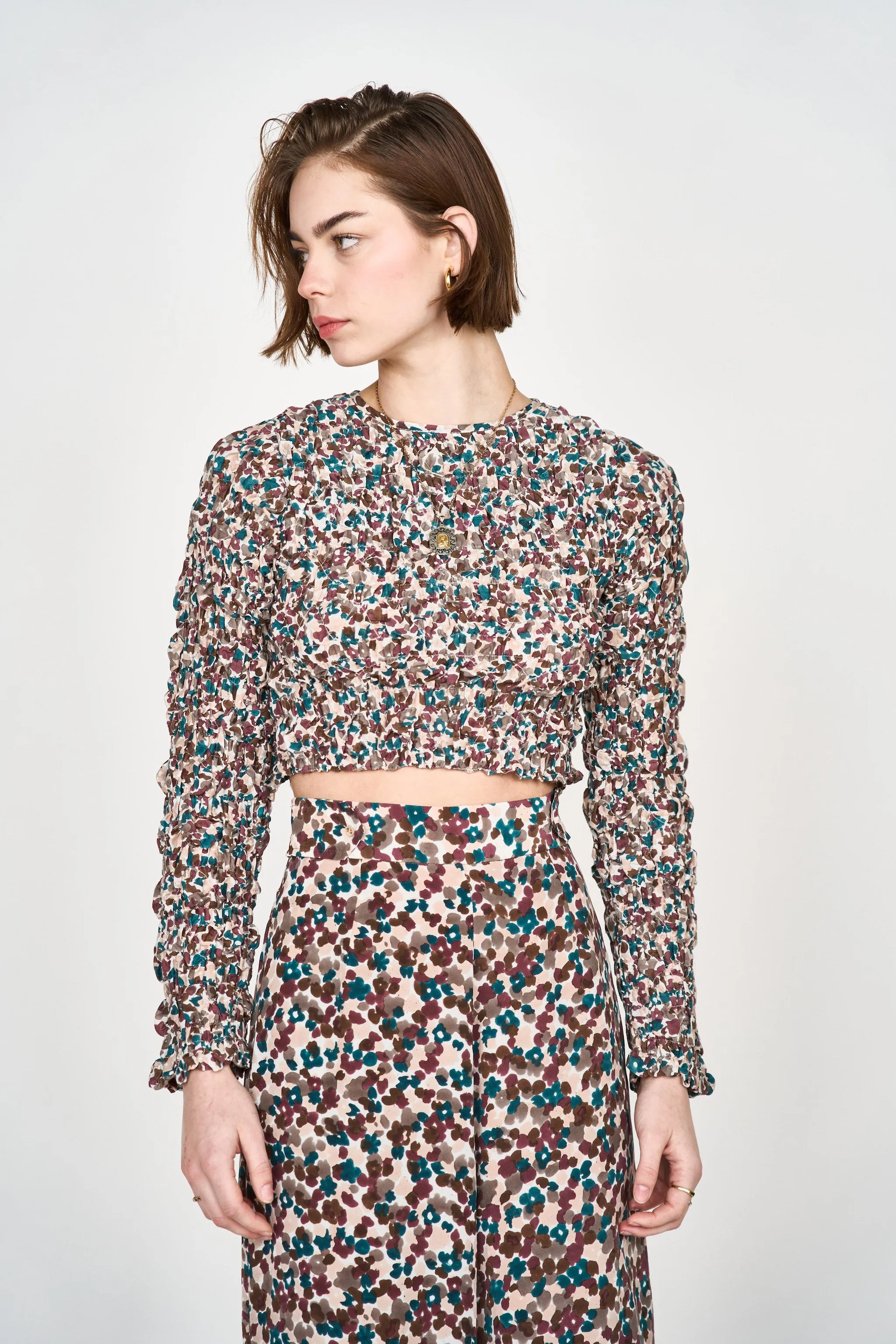 Shoreditch Top in Amaryllis