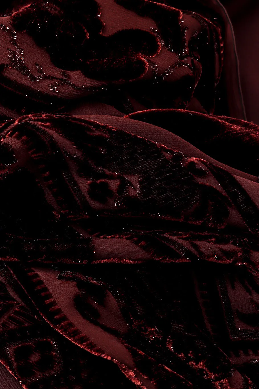 Silk Velvet Bias Halter Dress
