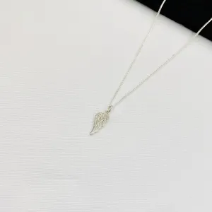 Silver Angel Wing Necklace