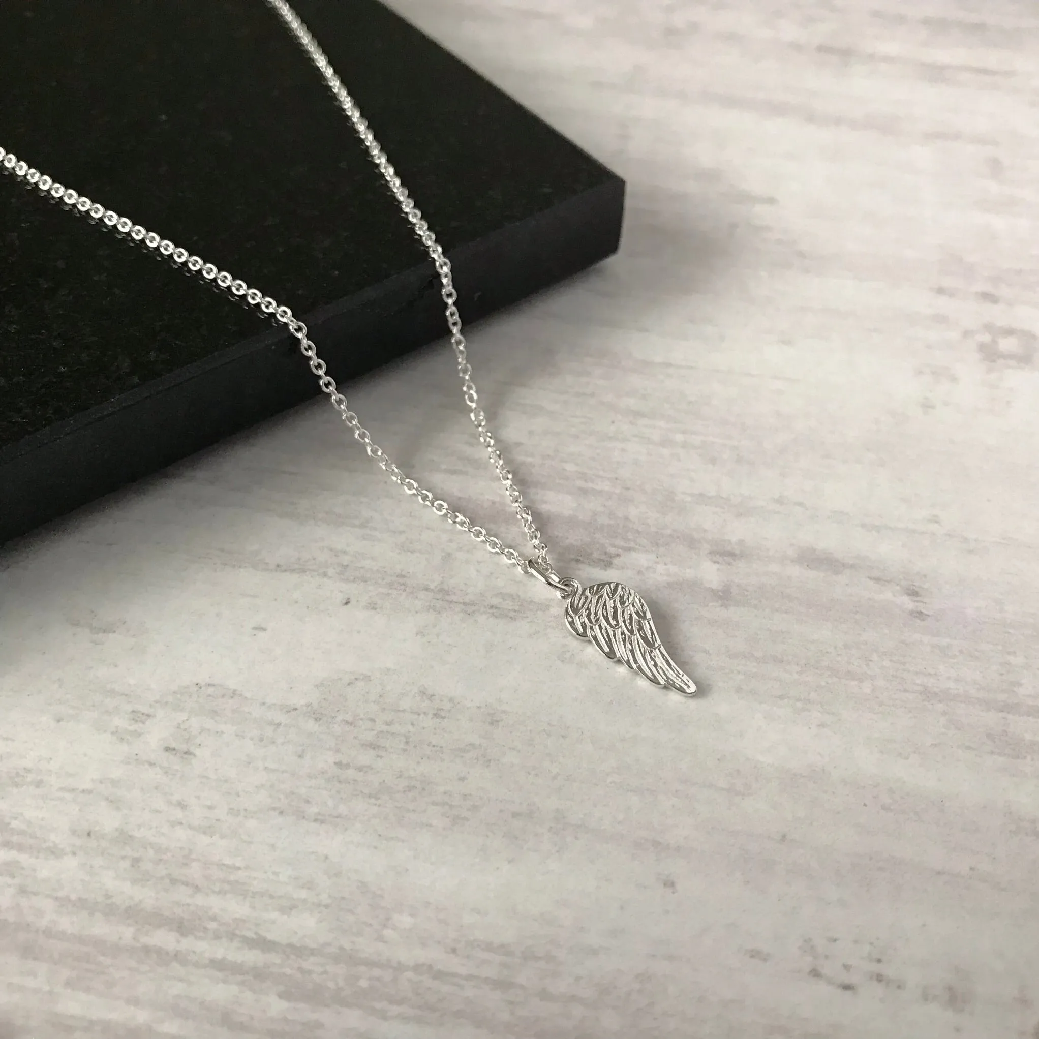 Silver Angel Wing Necklace