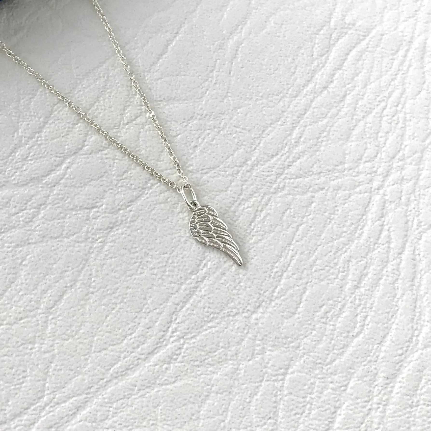 Silver Angel Wing Necklace