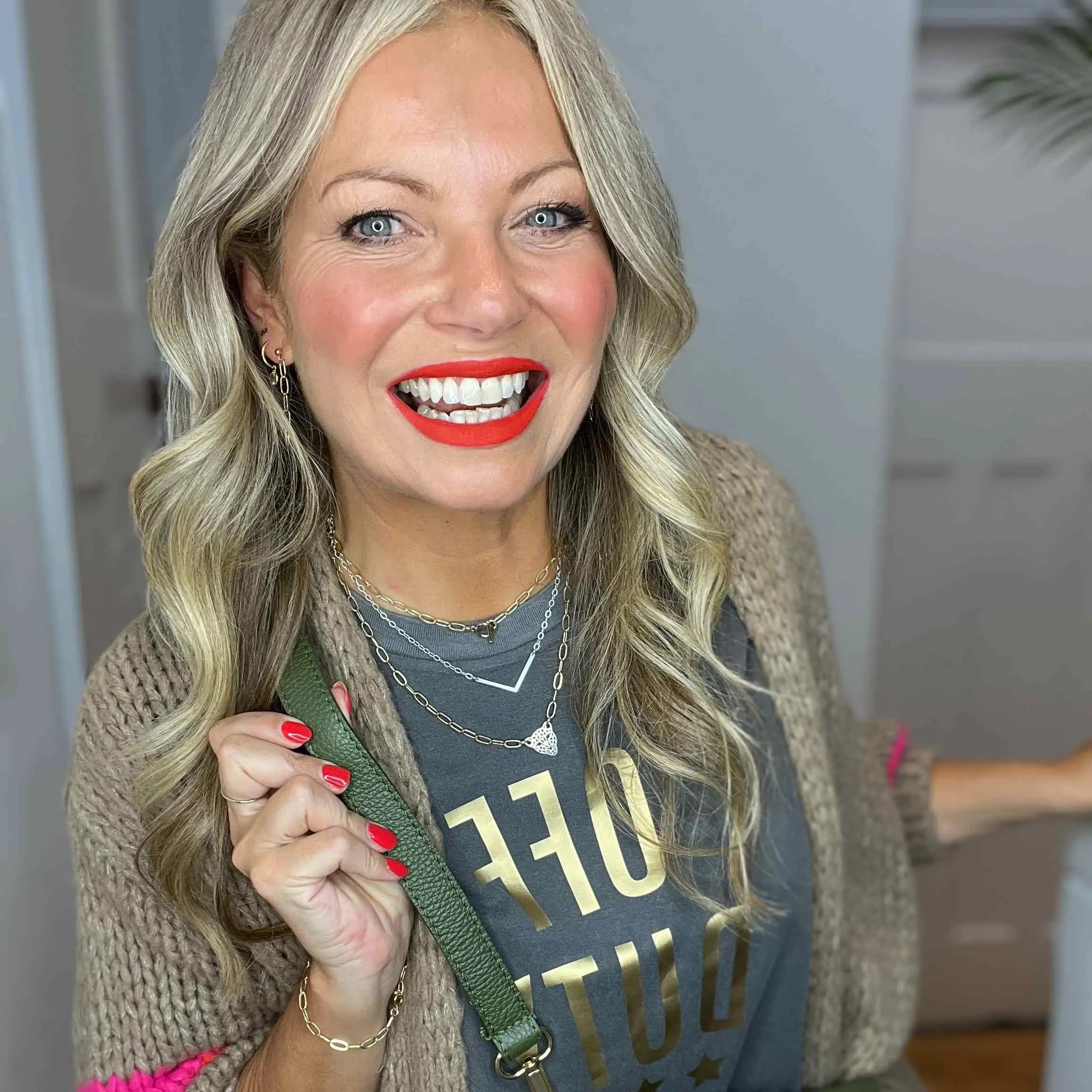 Silver Chevron Necklace