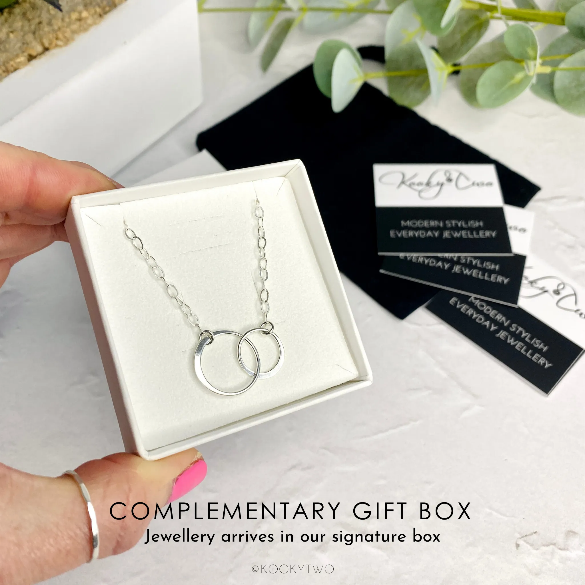 Silver Eternity Necklace