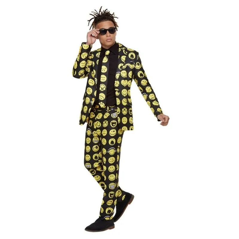 Smiley Stand Out Suit, Yellow & Black