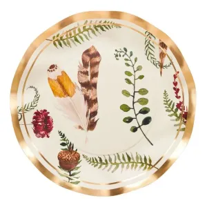 Sophistiplate Feather Grove Wavy Salad Plates