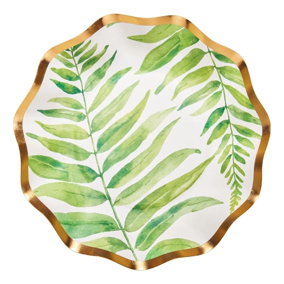 Sophistiplate Fern & Foliage Wavy Appetizer/Dessert Bowls