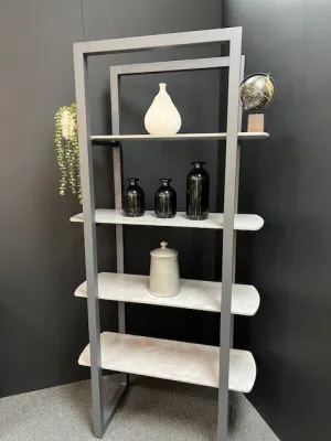Sorrento Sintered Stone White Shelf Unit
