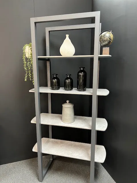 Sorrento Sintered Stone White Shelf Unit
