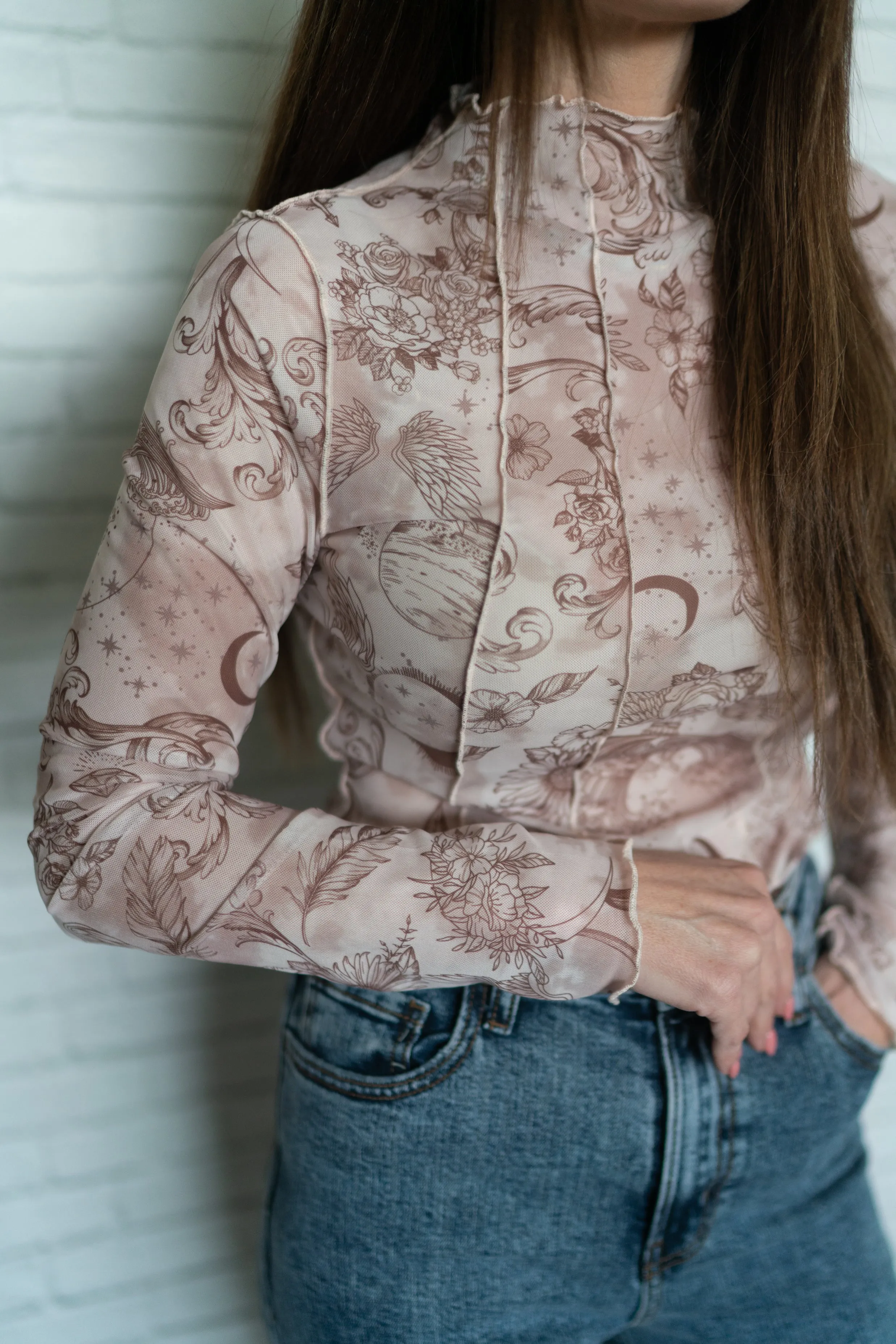 Springy Pink Mesh Top