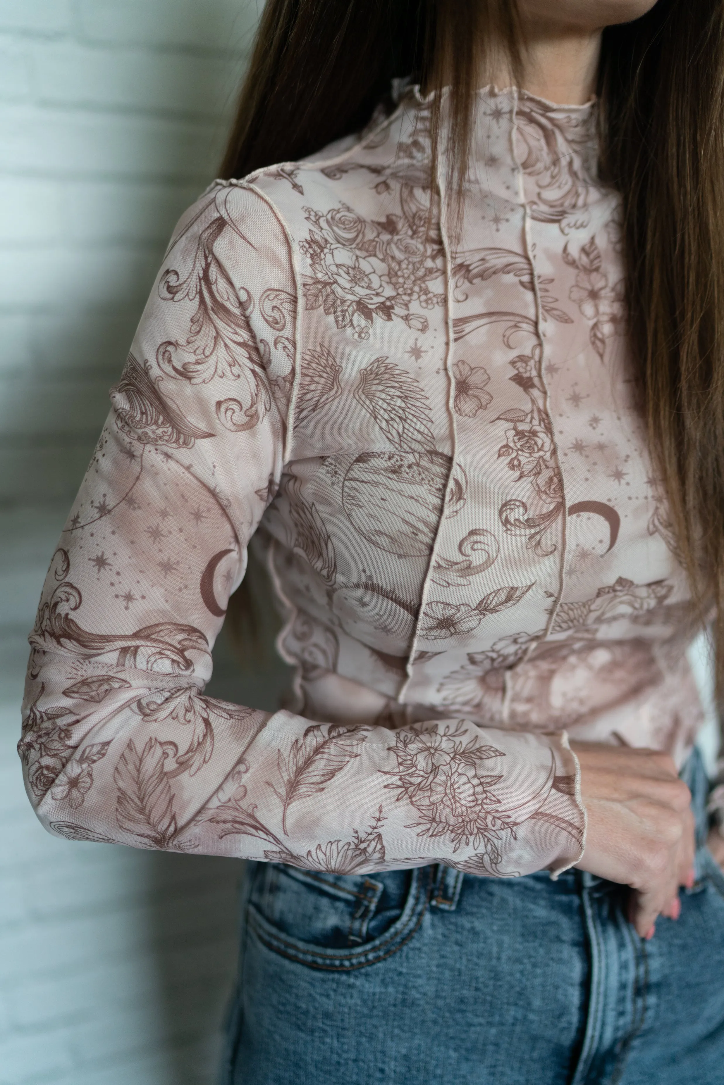 Springy Pink Mesh Top