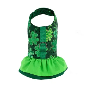 St. Patrick'a Day Shamrock Ruffled Harness - Small - Last One