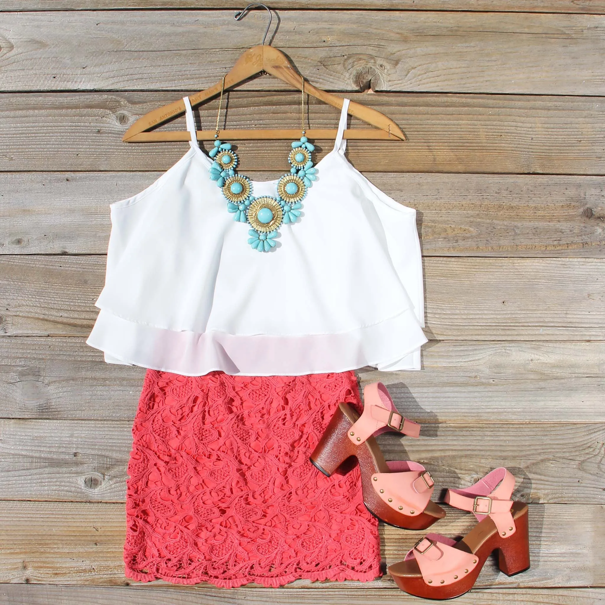 St. Tropez Dress in Coral
