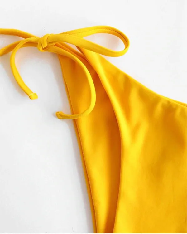 Sunflower Ruffled Three Pieces
