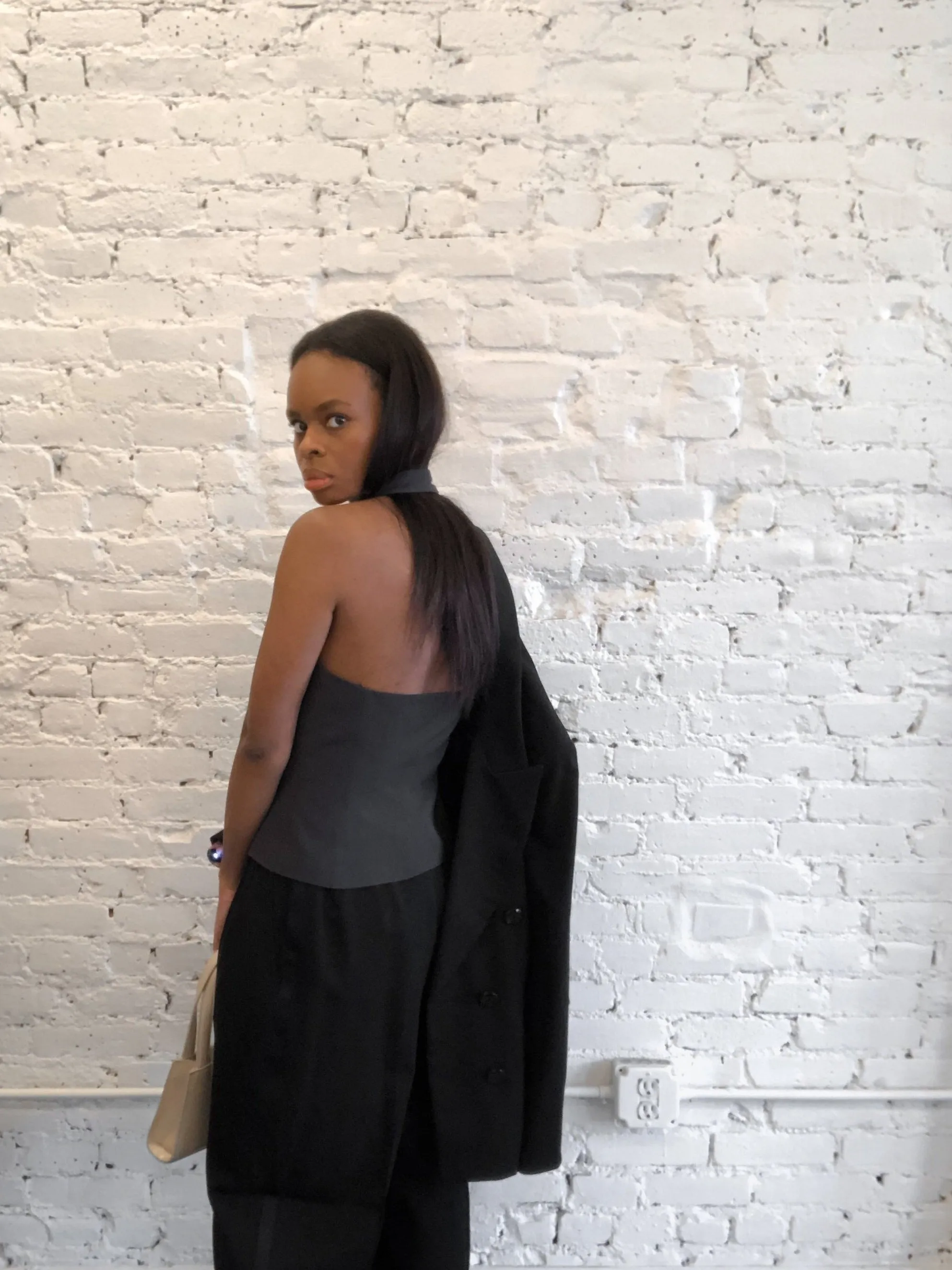 Tahari Halter Neck Vest