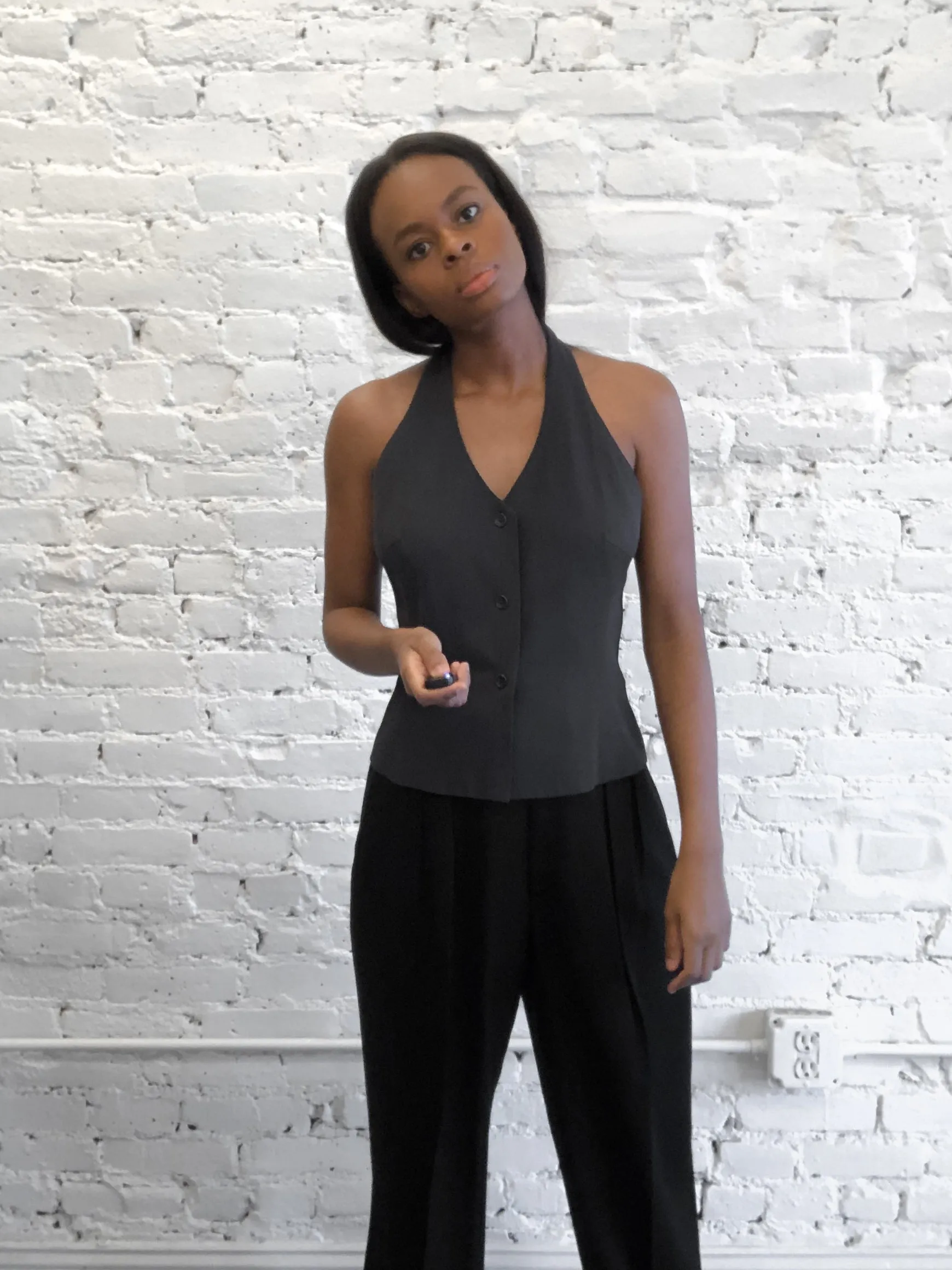 Tahari Halter Neck Vest