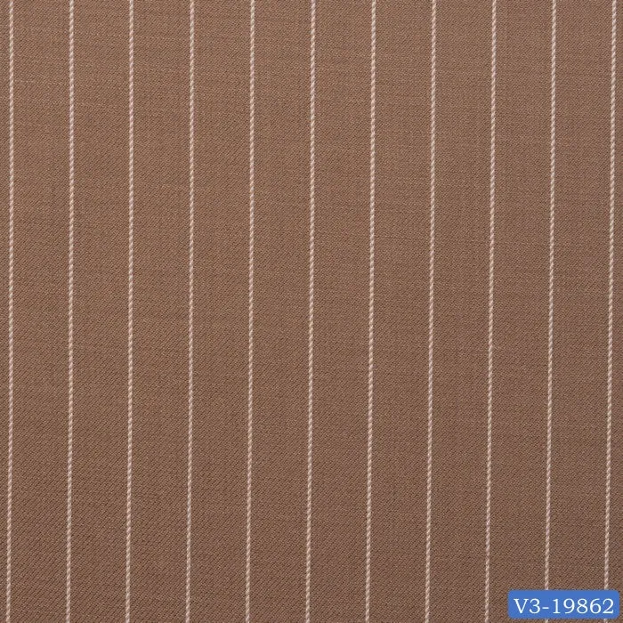 Tan Brown Stripe Suit
