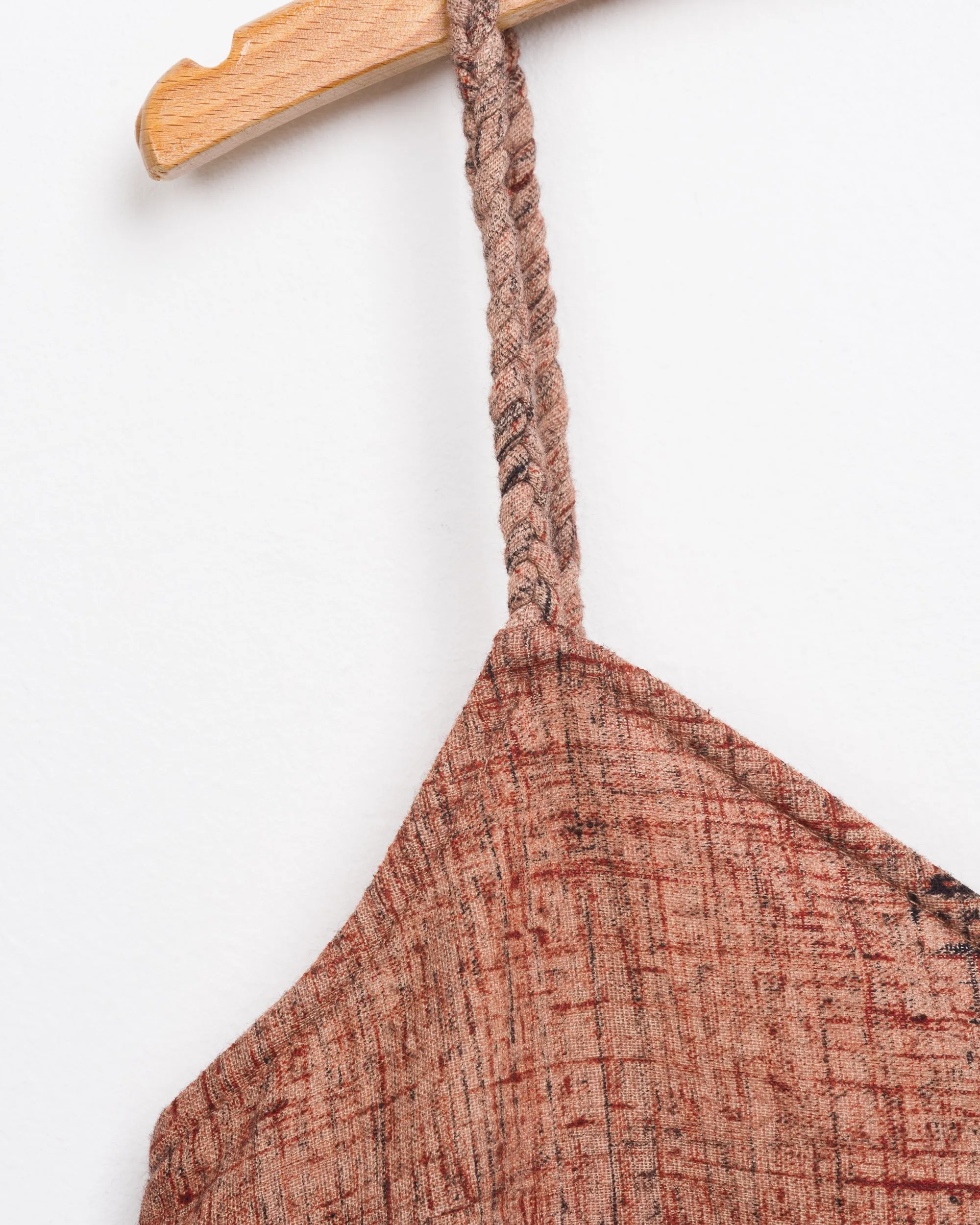 Tanvi Camisole in Pomegranate Brushed Border
