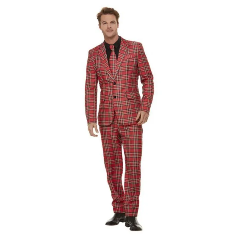 Tartan Suit, Red