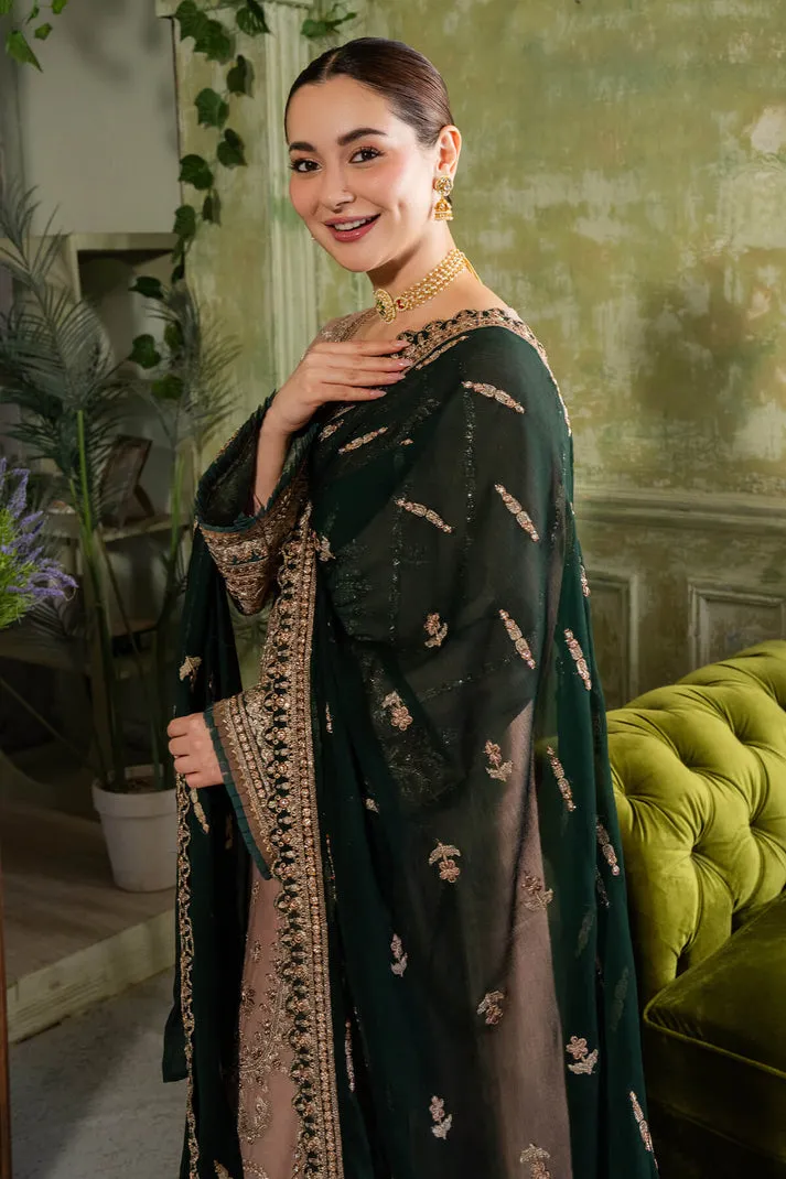 Tea Pink Embroidered Salwar Kameez Chiffon Dupatta Salwar Suit