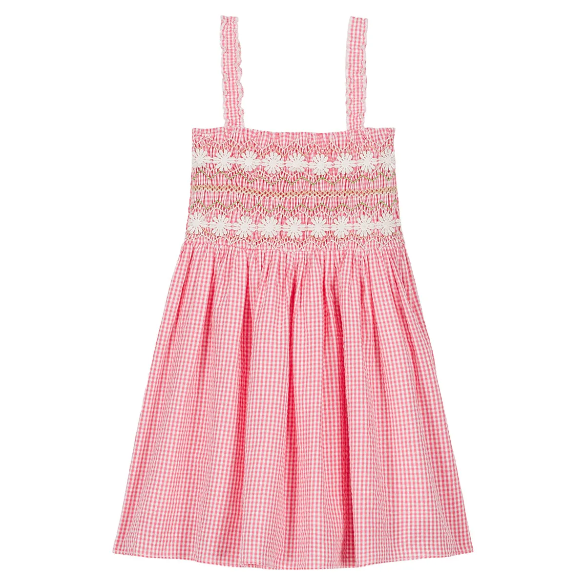 Tessa Pink Vichy Dress