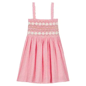 Tessa Pink Vichy Dress